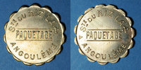 FRENCH EMERGENCY COINS Angoulême (16). Société du Riz Lacroix (La +) - Paquetage. sans valeur. Laiton -