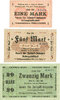 GERMANY - EMERGENCY NOTES (1914-1923) K - Z 20 mark Ober-Leschen (Leszno Gorne, Pologne), Verein für Zellstoff-Industrie, billets, 1, 5 n.d. -