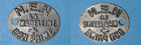 FRENCH EMERGENCY COINS La Madeleine (59). Nouvelles Epiceries du Nord. bon prime -