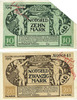 GERMANY - EMERGENCY NOTES (1914-1923) K - Z Lichtenfels a. Main, Distriktsgemeinde, billets, 10 mk, 20 mk 8.11.1918, annulation... -