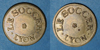 FRENCH EMERGENCY COINS Lyon (69). Le Soccer. sans valeur -