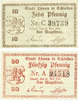 GERMANY - EMERGENCY NOTES (1914-1923) K - Z 10 pf Löwen, Stadt, billets 50 pf -