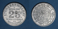 FRENCH EMERGENCY COINS 25 centimes Mauléon (64). Etcheberrigaray (épicier). -