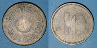 FRENCH EMERGENCY COINS Mulhouse (68). Devicourt. 10. -