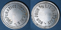 FRENCH EMERGENCY COINS Saulnes (54). Coopérative de Saulnes. 1/2 litre de lait -