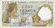 NOTES OF THE BANQUE DE FRANCE 100 francs Banque de France. Billet. Sully, -