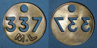 FRENCH EMERGENCY COINS Jeton Landres (54). Mines de Landres M. L. de pointage, n° 337 -