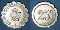 FRENCH EMERGENCY COINS 25 centimes Ottange (57). Société Coopérative de Nondkeil. . Maillechort -