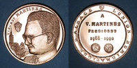 ALSACE bronze Alsace. Strasbourg. Vincent Martinez, président de l'U.N.A. . Médaille . 42,38 mm -