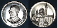 ALSACE Alsace. Strasbourg. Hommage de l'UNA à son président Lucien Engelhard. Médaille argent -
