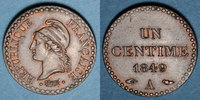 FRENCH MODERN COINS 1 centime 2e république (1848-1852). -
