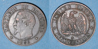 FRENCH MODERN COINS 2 centimes 2e empire (1852-1870). tête nue, Strasbourg -
