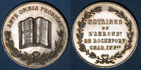 TOKENS Jeton Notaires. Rochefort. argent. Poinçon : abeille -