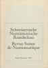 NUMISMATIC BOOKS Revue suisse de numismatique. -