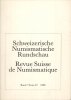NUMISMATIC BOOKS Revue suisse de numismatique. -
