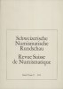NUMISMATIC BOOKS Revue suisse de numismatique. -