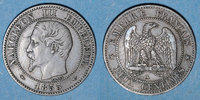 FRENCH MODERN COINS 2 centimes 2e empire (1852-1870). tête nue -