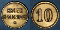 FRENCH EMERGENCY COINS 10 pfennig Châtenois (67). Krone (restaurant La Couronne). -
