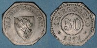 FRENCH EMERGENCY COINS 50 pfennig Sarrebourg (57). Ville. -