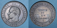FRENCH MODERN COINS 10 centimes 2e empire (1852-1870). Module de Visite de Lille -