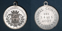 MEDALS Luxeuil-les-Bains (Franche-Comté, Haute-Saône). Festival-concours Médaille en aluminium -