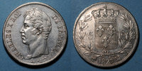 FRENCH MODERN COINS 5 francs Charles X (1824-1830). 2e type Marseille -