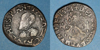 OTHER FEUDAL COINS Double denier Franche Comté. Comté de Bourgogne. Philippe II (1556-1598). Dôle -