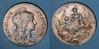 FRENCH MODERN COINS 5 centimes 3e république (1870-1940). Dupuis, -