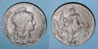 FRENCH MODERN COINS 5 centimes 3e république (1870-1940). Dupuis, -