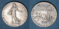 FRENCH MODERN COINS 50 centimes 3e république (1870-1940). Semeuse -