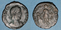 ROMAN EMPIRE Maiorina Gratien (367-383). . Thessalonique, 1ère officine, 378-83. R/: l'empereur -