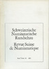 NUMISMATIC BOOKS Revue suisse de numismatique. -