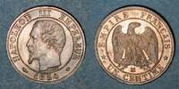 FRENCH MODERN COINS 1 centime 2e empire (1852-1870). tête nue Marseille -