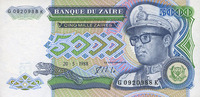 OTHER FOREIGN NOTES Zaïre. 5 000 zaïres -