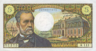 NOTES OF THE BANQUE DE FRANCE 5 francs Banque de France. Billet. Pasteur, -