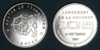 ALSACE Mulhouse (68). Peugeot Mulhouse - Lancement de la 106. Aluminium -