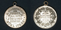 ALSACE Bühl. 2e tournoi de gymnastique des associations de la jeunesse catholique.1899. Médaille laiton arg -