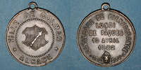ALSACE Alsace. Colmar. Cavalcade de bienfaisance. Médaille laiton. 29,5 mm, avec illet -
