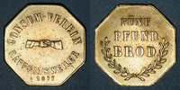 FRENCH EMERGENCY COINS 5 livres Ribeauvillé (68). Consum Verein. Fünf Pfund Brod ( de pain). Flan mince -