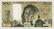 NOTES OF THE BANQUE DE FRANCE 500 francs Banque de France. Billet. (Pascal) -