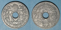 FRENCH MODERN COINS Gouvernement provisoire (1944-1947). 20 cmes -
