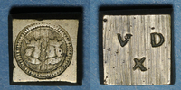 WEIGHTS ducat Espagne. Poids monétaire du double de Ferdinand et Isabelle -