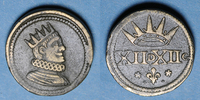WEIGHTS Italie. Milan. Poids monétaire du 1/2 de ducaton nouveau de Philippe III et Philippe IV d'Espagne -