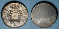 WEIGHTS Italie. Gênes. Poids monétaire de la pièce de 96 lires (quadruple de Gênes, 1792-1793) -