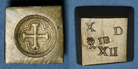 WEIGHTS Espagne. Poids monétaire de la quadruple pistole de Charles Quint milieu du XVIIIe -