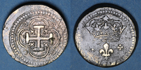 WEIGHTS Louis XIV . Poids monétaire du double louis -