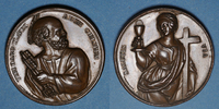MEDALS bronze Saint-Pierre. Médaille . 37 mm -
