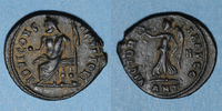 ROMAN EMPIRE Maximin II. Monnayage semi-autonome pour Antioche. 1/4 follis. Antioche 8e offic