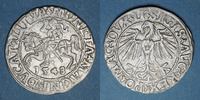 EUROPE gros Lituanie. Grand Duché. Sigismond III Auguste (1544-1572). 1/2 -