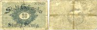 FRENCH EMERGENCY NOTES 50 pf Guebwiller (68). Billet. sans série -